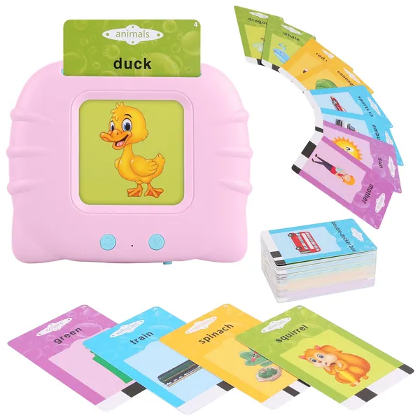 224 Words Kid Talking Cards 112 Card Electronic Cognitive Audio Toddler Reading Machine Animal - view 5