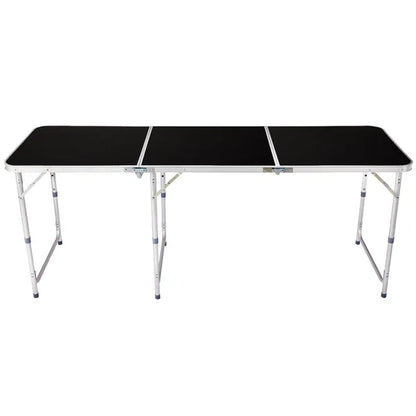 6ft Aluminum Alloy Folding Table Black - view 6