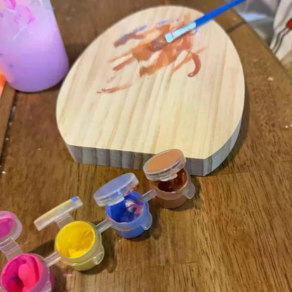 Easter Craft Egg Wood Base - view 2