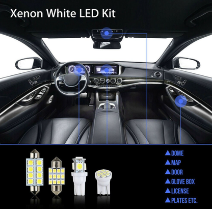 14Pcs T10 36mm LED Interior Car Accessories Kit Map Dome License Plate Lights - view 2