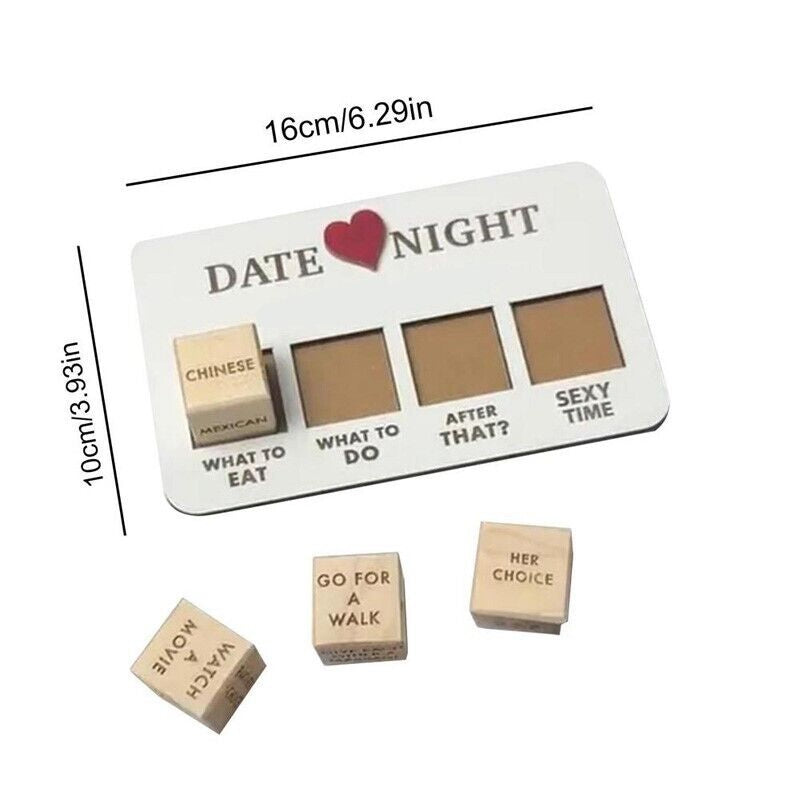 Date Night Dice After Dark Edition Date Night Wooden Dice Game For Couples Fun - view 9
