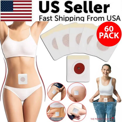 60PCS Slim Patch Weight Loss Slimming Diets Pads Detox Burn Fat Adhesive US - view 5