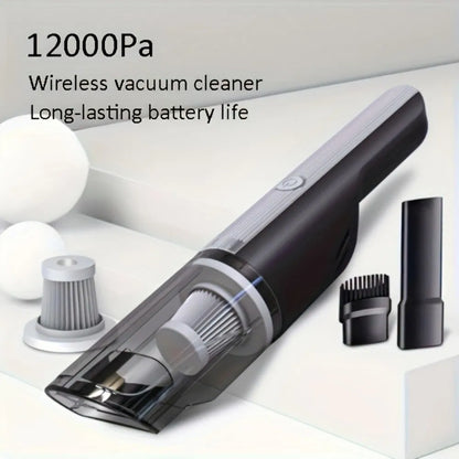 Wireless Silver Car vacuum cleaner wireless car with strong suction handheld vacuum cleaner small mini rechargeable - view 5
