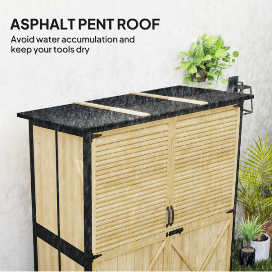 Outdoor Garden Storage Shed Tool House - view 5