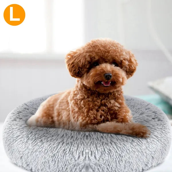 Pet Dog Bed Soft Warm Fleece Puppy Cat Bed Dog Cozy Nest Sofa Bed Cushion L Size - view 4