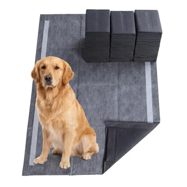 150 Pack Activated Carbon Dog Pee Pads 35.5" x24", Extra Large 6-Layer Odor Control Pet Training Pads
