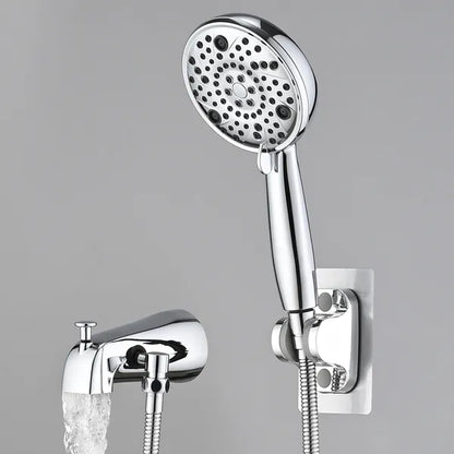 8-Setting High-Pressure Handheld Shower With Hose & Slip-On Diverter Tub Spout