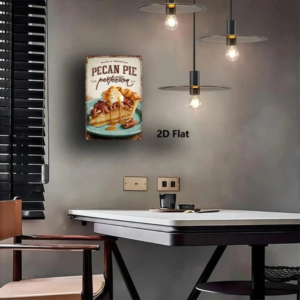 Vintage Muffin Metal Sign 8x12 Inch Retro Kitchen Wall Decor, 2D Flat Home Office Bathroom Man Cave Plaque - view 4