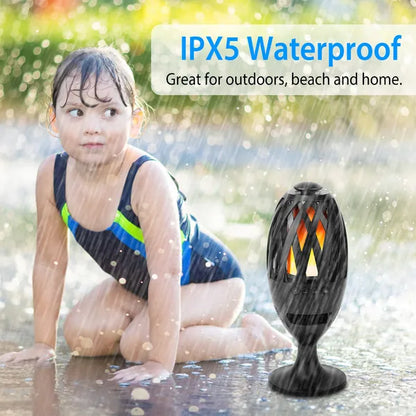 LED Flame Speakers Torch Wireless Speaker Waterproof Stereo Bass Speaker Outdoor Light-Up Speaker Atmosphere LED - view 4
