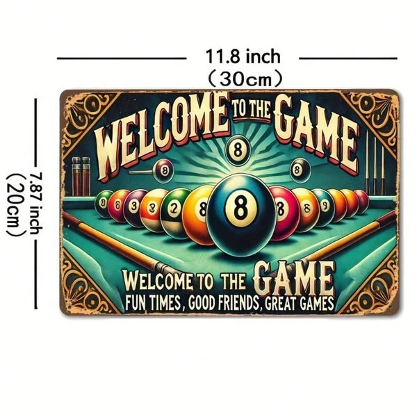 8x12 Inch ( 20.3x30.5cm ) Vintage Retro Aluminum Sign - view 2