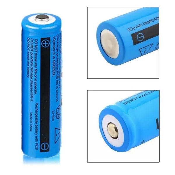 Battery 3000mAh 3.7V Rechargeable Li-ion Batteries For Torch Laser&Dual Charger - view 3