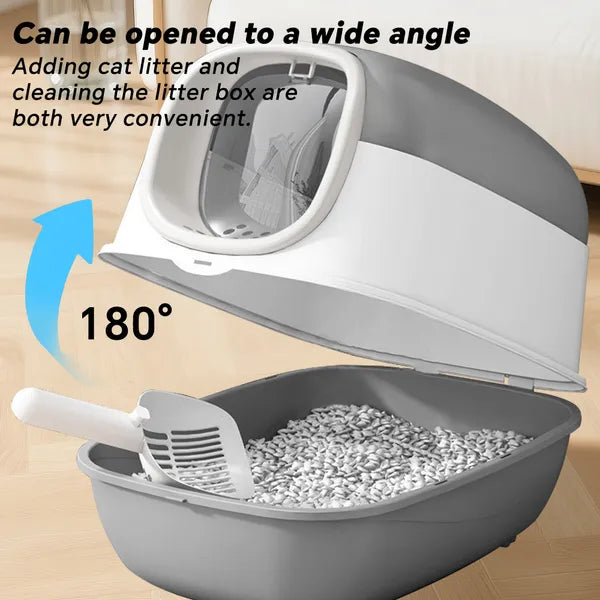 Cat Litter Box With Lid - view 3