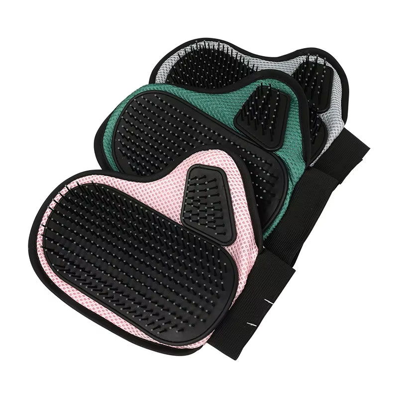 Cat Hair Removal Glove Pet Supplies Bath Massage Jerking Gloves Cat Dog Massage Bathing Cleaning Grooming Supplies - view 9