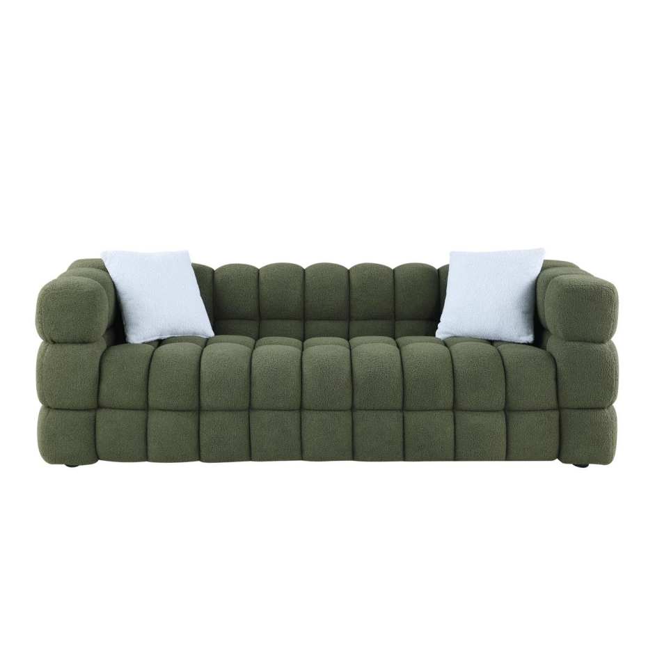 84.3 Length,35.83inch Deepth,human Body Structure For USA People, Marshmallow Sofa,boucle Sofa,3 Seater - view 9