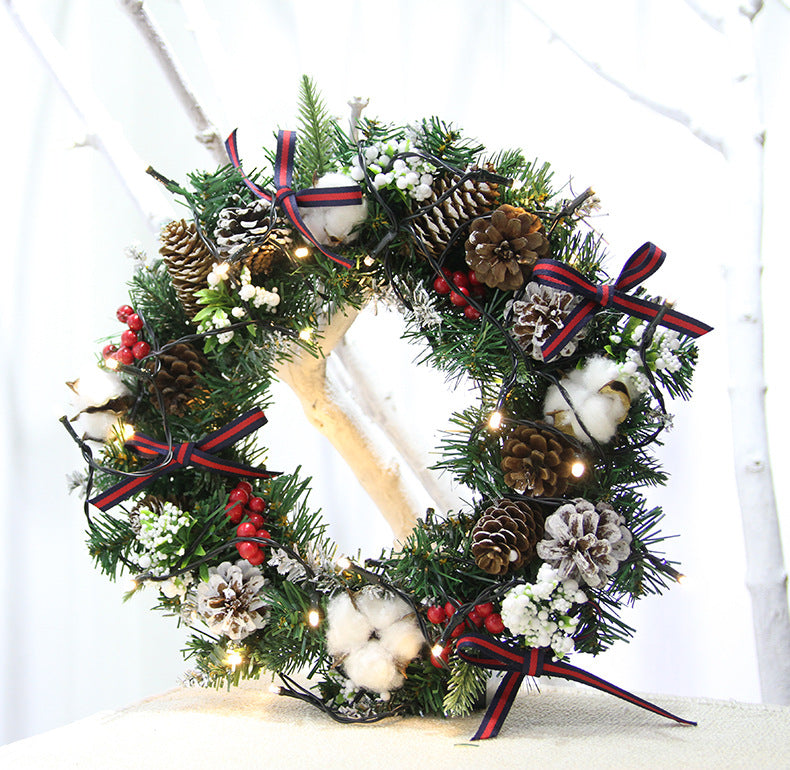 30cm 40cm Christmas Wreath Ornaments Christmas Wreath - view 4