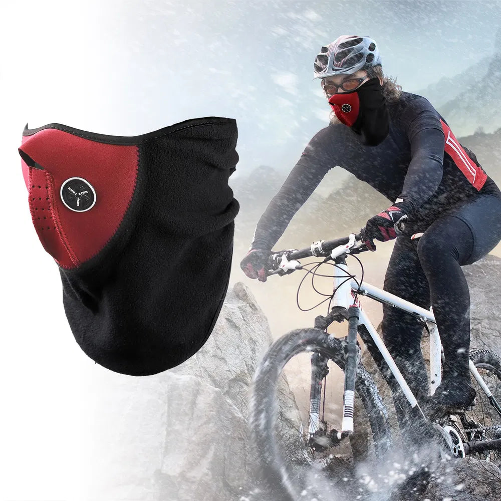 Half Face Mask Breathable Windproof Dustproof Neck Warmer For Bike Motorcycle Racing - view 4