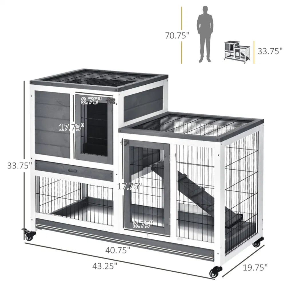 Wooden Rabbit Cage - view 7