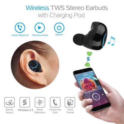 Wireless TWS Stereo Earbuds Earphones Headphone Headset - view 5