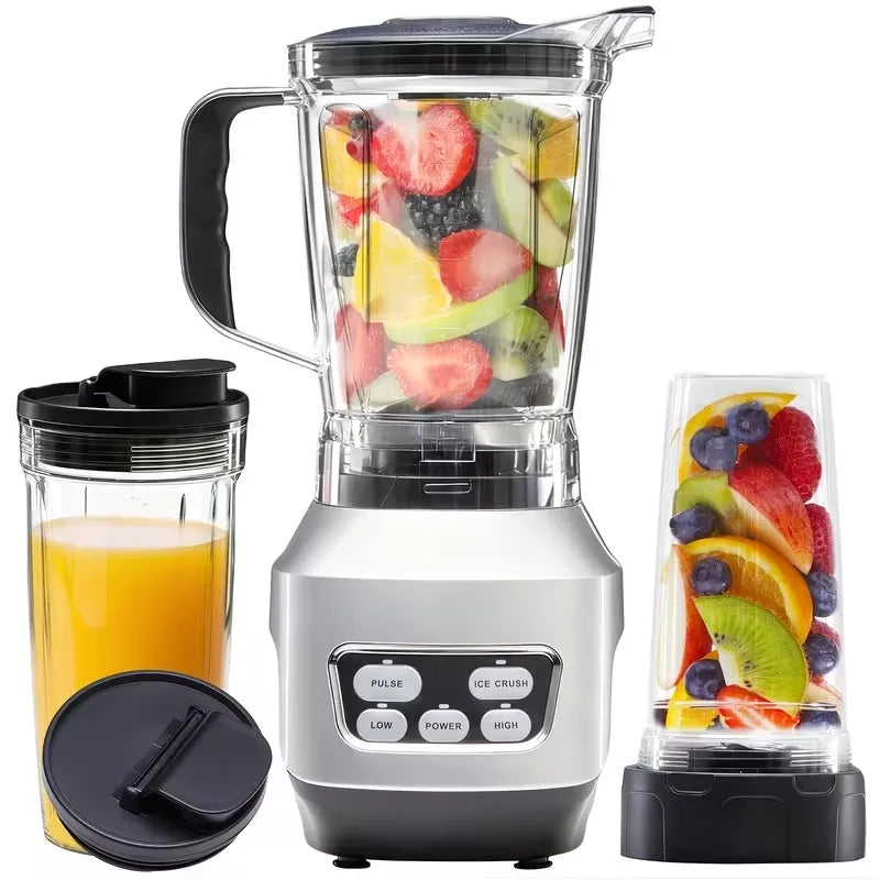Moothie Blender, Countertop Blenders For Kitchen With 23 34 60oz BPA-Free Portable Cups - view 2