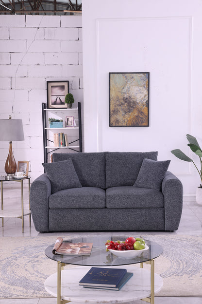 Modern Minimalist Comfortable Compressed GREY Sofa - view 2