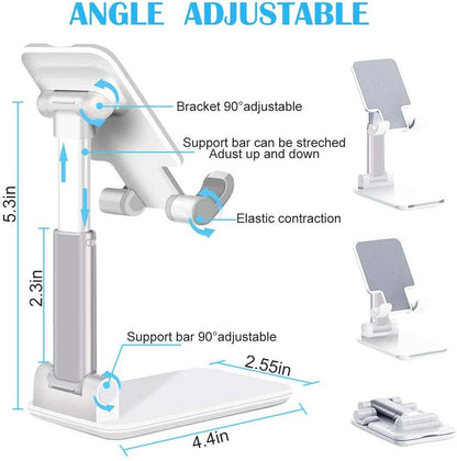 Cell Phone Stand Desktop Holder Tablet Stand Mount Mobile Phone Desktop Tablet Holder Table Cell Foldable Extend - view 3
