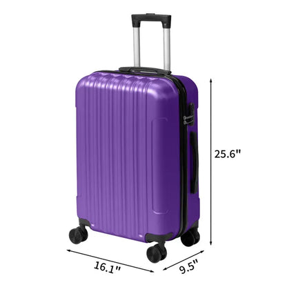 Three-in-one Textured Frosted Case Shell, Non-TSA Customs Lock, 28-inch Detachable Wheels, ABS Trolley Case, 20in, 24in - view 2