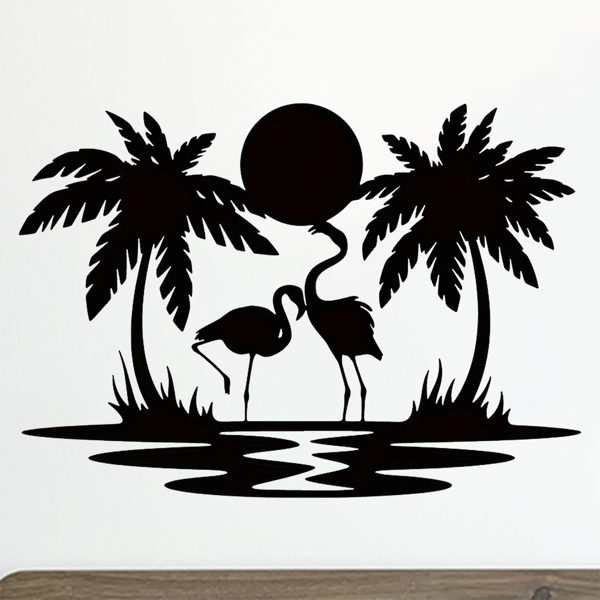 Elegant Metal Swan Sculpture Living Room Bedroom Decor Gift