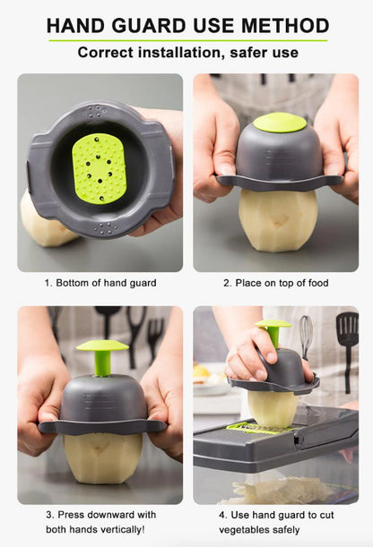 15-In-1 Vegetable Fruit Chopper Cutter Food Onion Veggie Dicer Slicer Kitchen - view 2