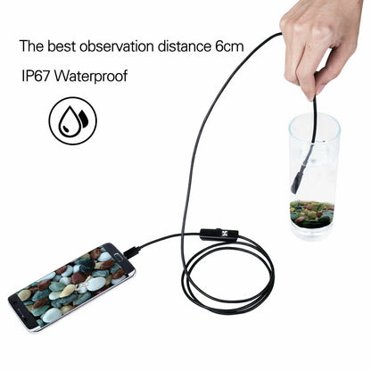 5M 6LEDs Snake Endoscope Borescope 8mm Inspection USB Camera Scope For Android - view 10