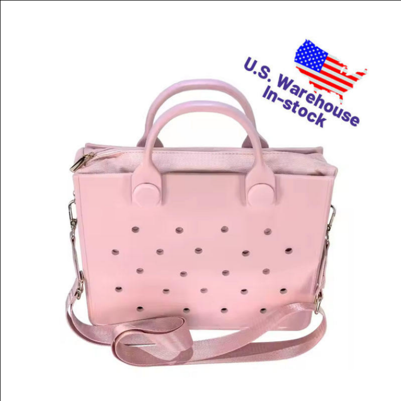 Waterproof EVA Handbag Punching Women's Tote Bags With Shoulder Strap For Women Hand Tote Bag Beach Bag - view 2