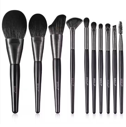 BEILI Low MOQ Ship Fast Custom High Quality Make Up Brushes Wholesale Wood Handle Premium Natural10pcs Makeup Brush - view 6