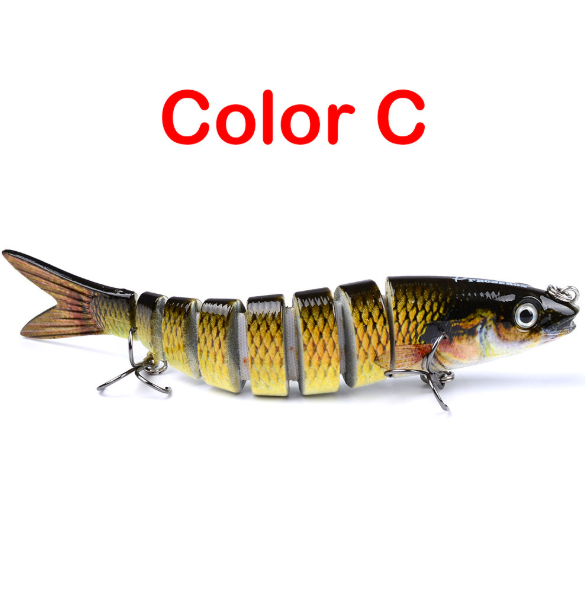Pike Fishing Lures Artificial Multi Jointed Sections Hard Bait Trolling Pike Carp Fishing Tools - view 9