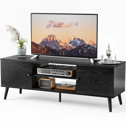 Panel TV Cabinet Can Store Black Cabinets, Suitable For Home Living Room Office TV Cabinet - view 3