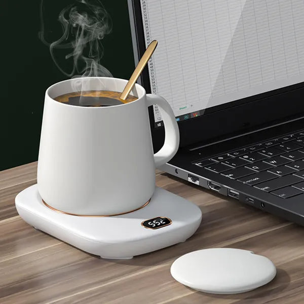 Electric Coffee Mug Warmer For Desk Auto Shut Off USB Tea Milk Beverage Cup 3 Temperature Setting