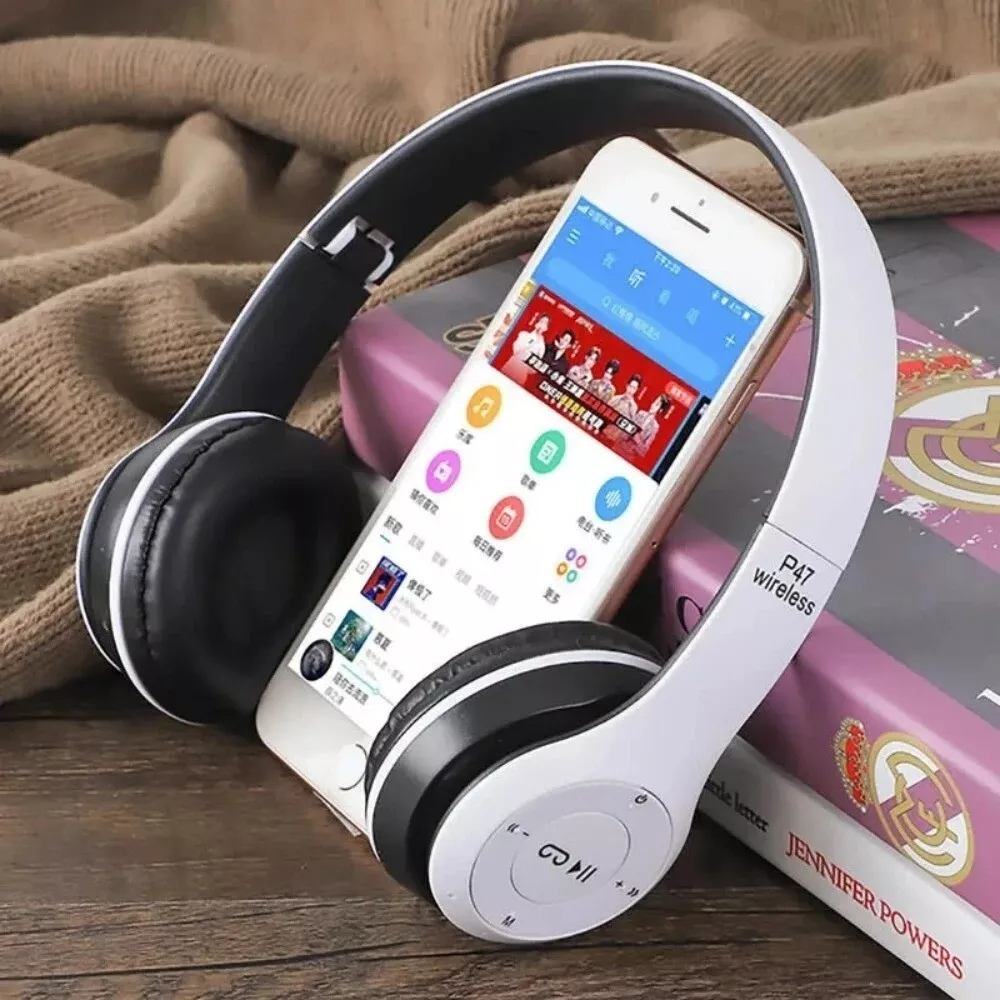 Audífonos Bluetooth over-ear con radio FM