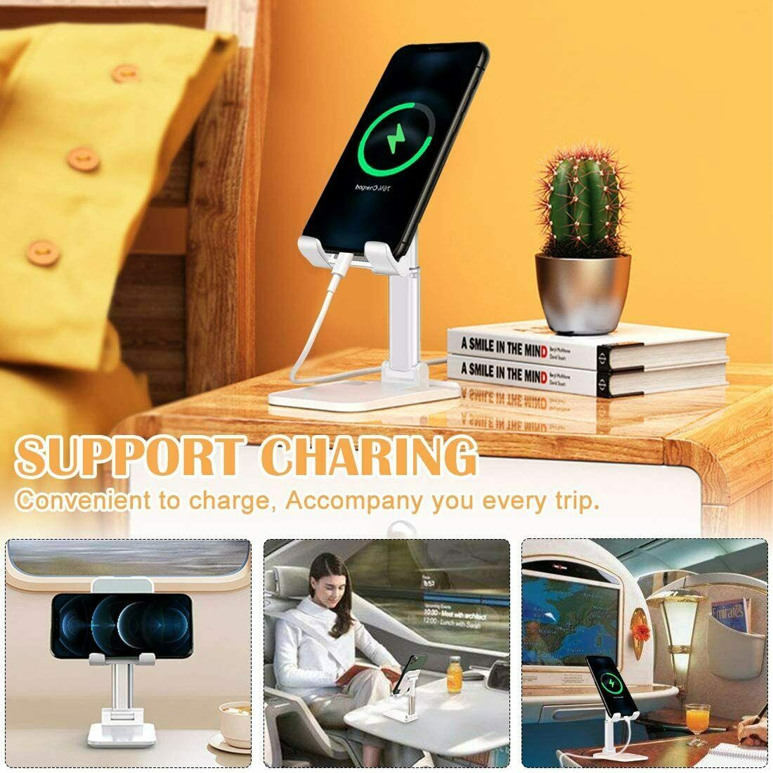 Cell Phone Stand Desktop Holder Tablet Stand Mount Mobile Phone Desktop Tablet Holder Table Cell Foldable Extend - view 5