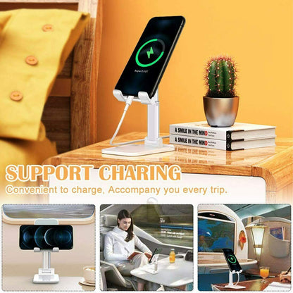 Cell Phone Stand Desktop Holder Tablet Stand Mount Mobile Phone Desktop Tablet Holder Table Cell Foldable Extend - view 5