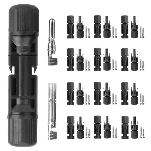 10 Pairs Solar Panel Connectors Solar Wire Adapter Male Female IP67
