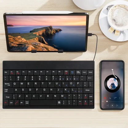 80 Keys Wired Keyboard Mini USB Connector Keyboard Portable Durable Keyboard With Carry Bag - view 5