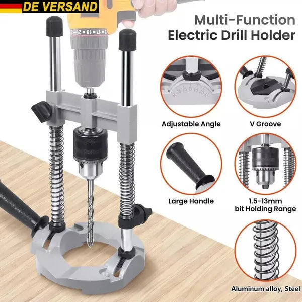 Versatile Electric Drill Stand: Vertical Drilling Support, Mobile Base, Holes For Drilling - view 5