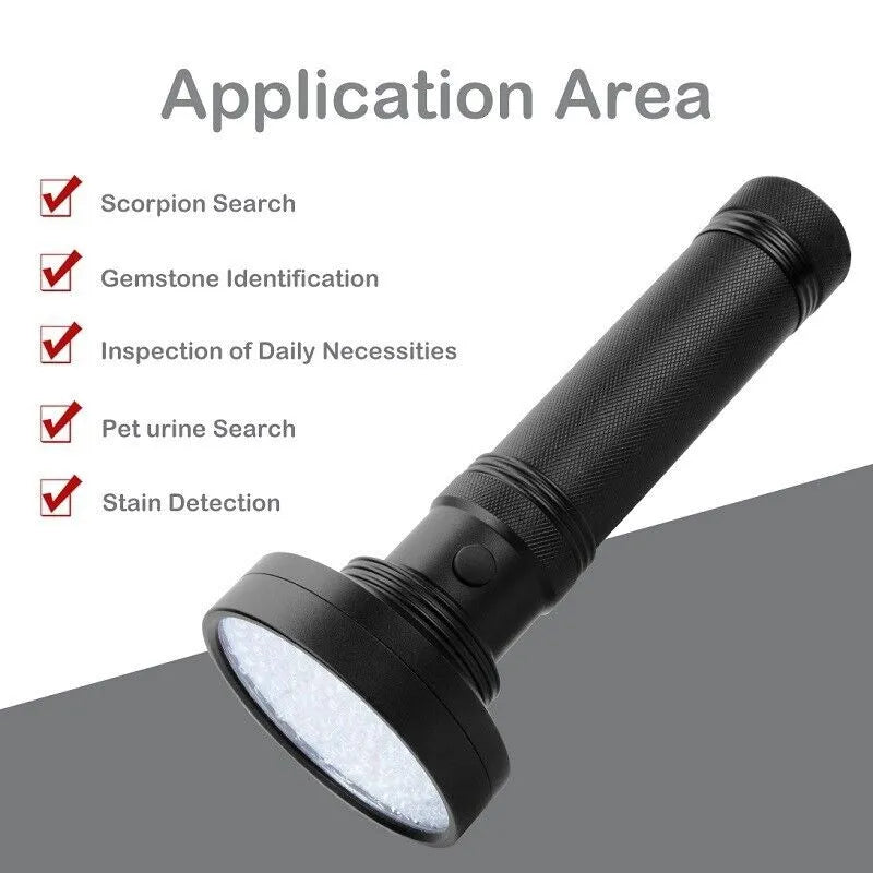 UV Ultraviolet Light LED Flashlight BlackLight 395nM Inspection Lamp Torch - view 10