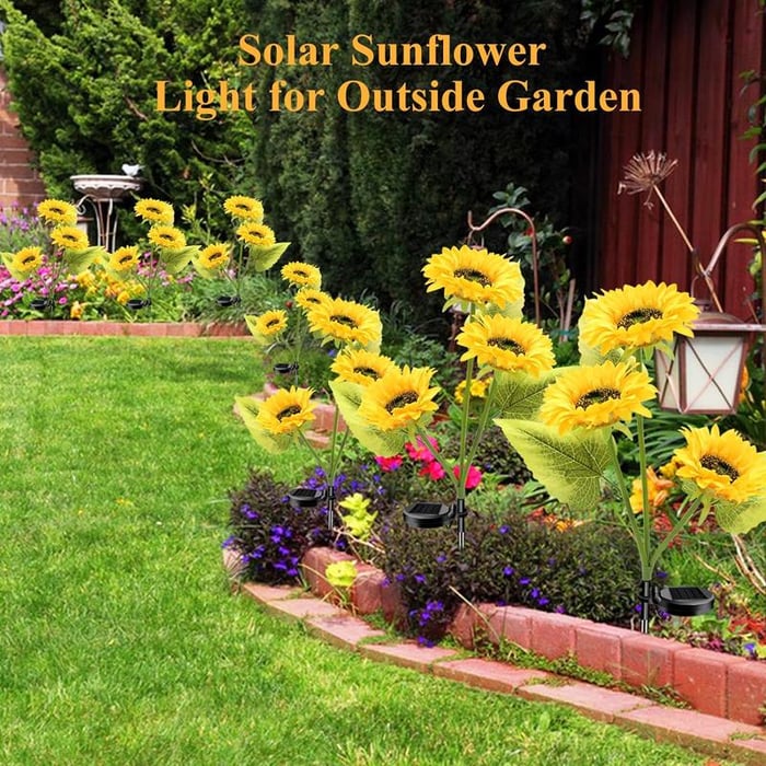 Solar LED Sunflower Garden Lights - view 4