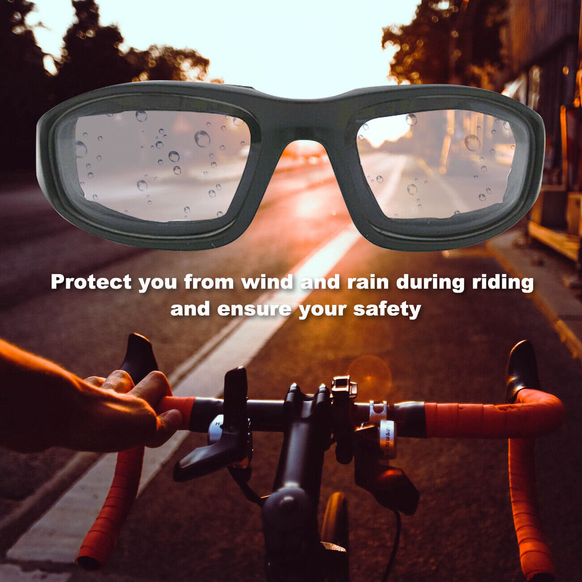 Cycling Sunglasses Chopper Outdoor Sports Glasses For Men Women Wrap Around UV400 Protection For Fishing Driving - view 9