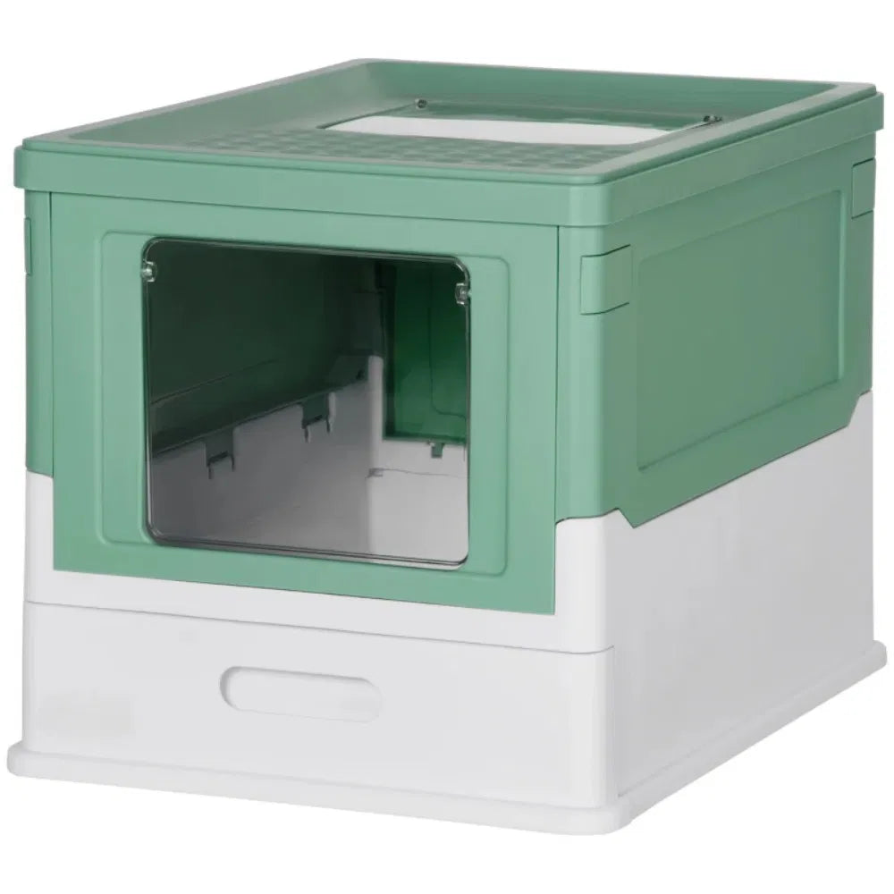 Stainless Steel Enclosed Litter Box for Cats - view 6