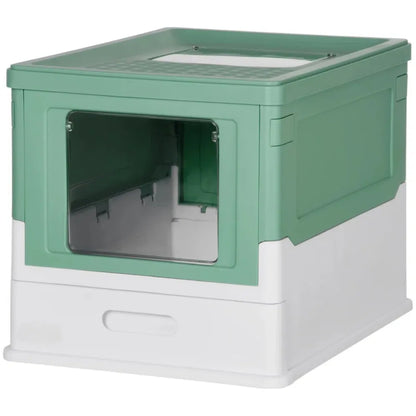 Stainless Steel Enclosed Litter Box for Cats - view 6