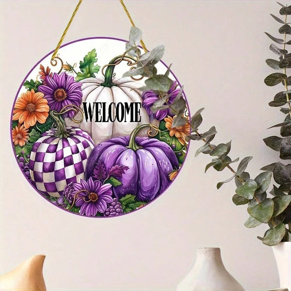 Handmade-Style 2D Flat Round Acrylic Wreath, Flat Round Acrylic Wreath, Acrylic Wreath - view 5
