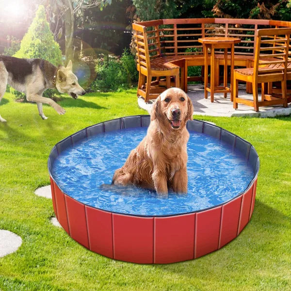 Foldable Pet Swimming Pool PVC Kiddie Baby Dog Swim Pool Bathing Tub Playmat Kids Pools - view 3