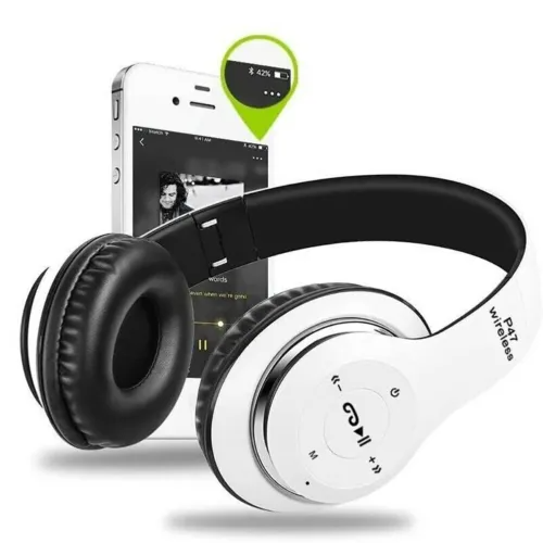 Audífonos Bluetooth over-ear con radio FM