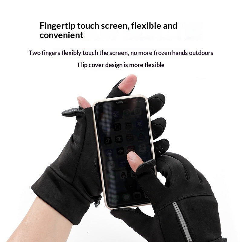 Anti-slip Touchscreen-compatible Padded Cycling Gloves - view 3