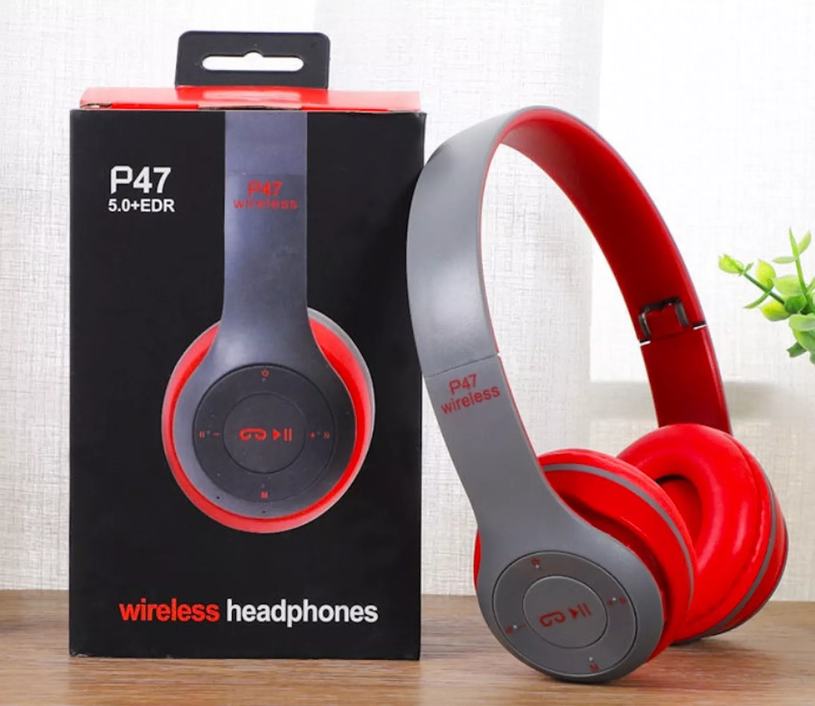 Audífonos Bluetooth over-ear con radio FM